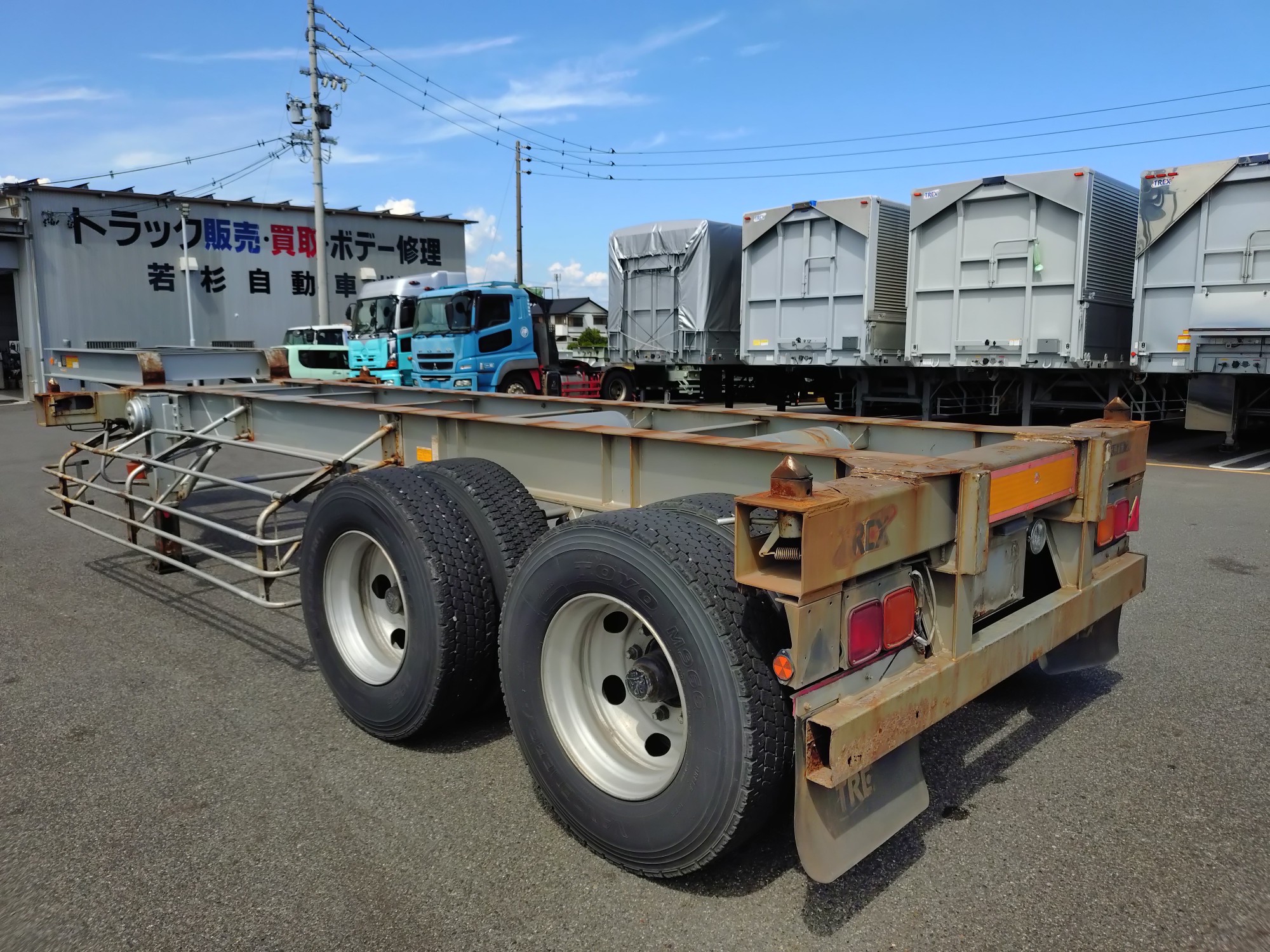 日本トレクス 20ft海コンテナセミトレーラ