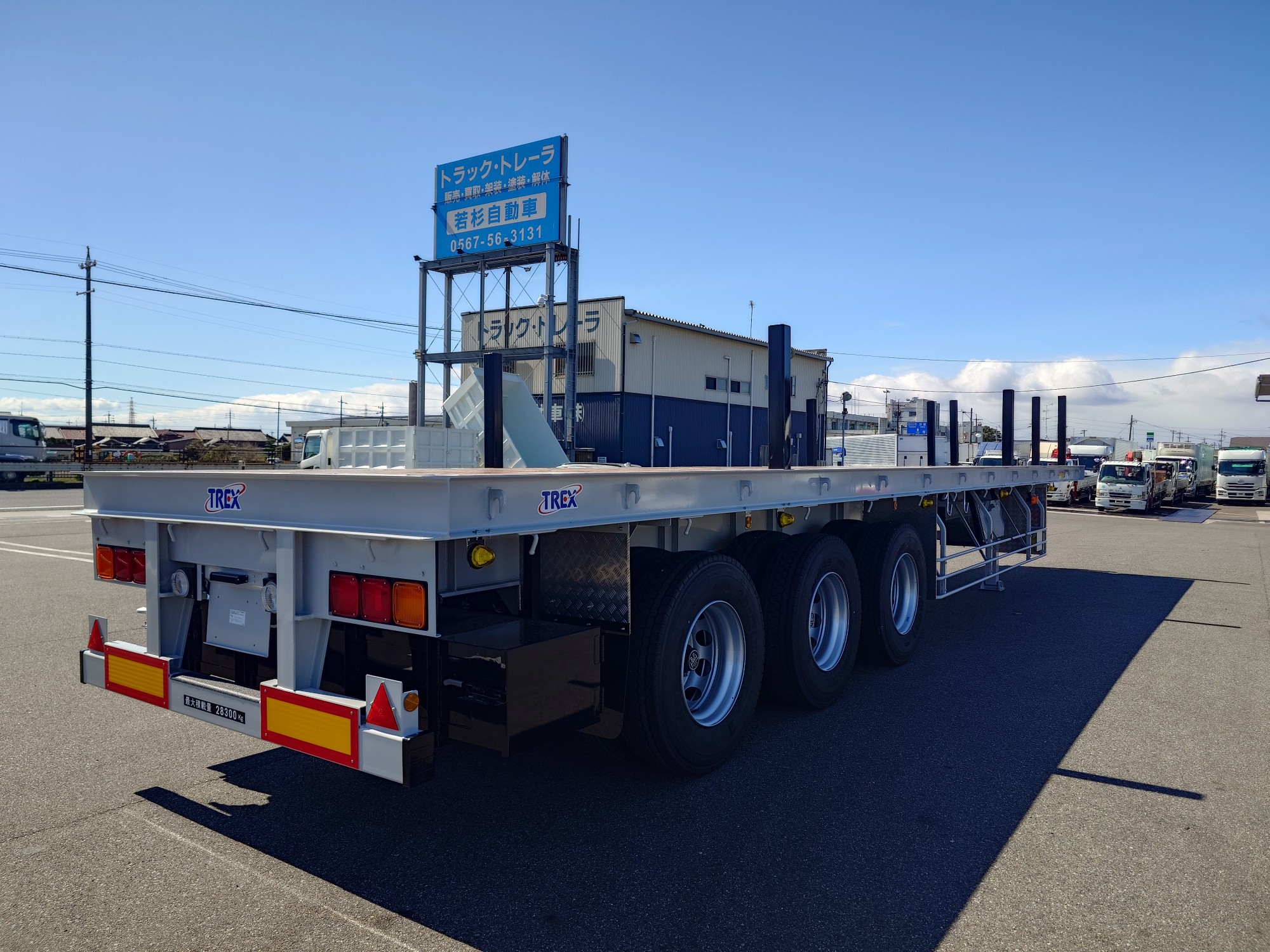 トレクス　12ｍフラットトレーラ