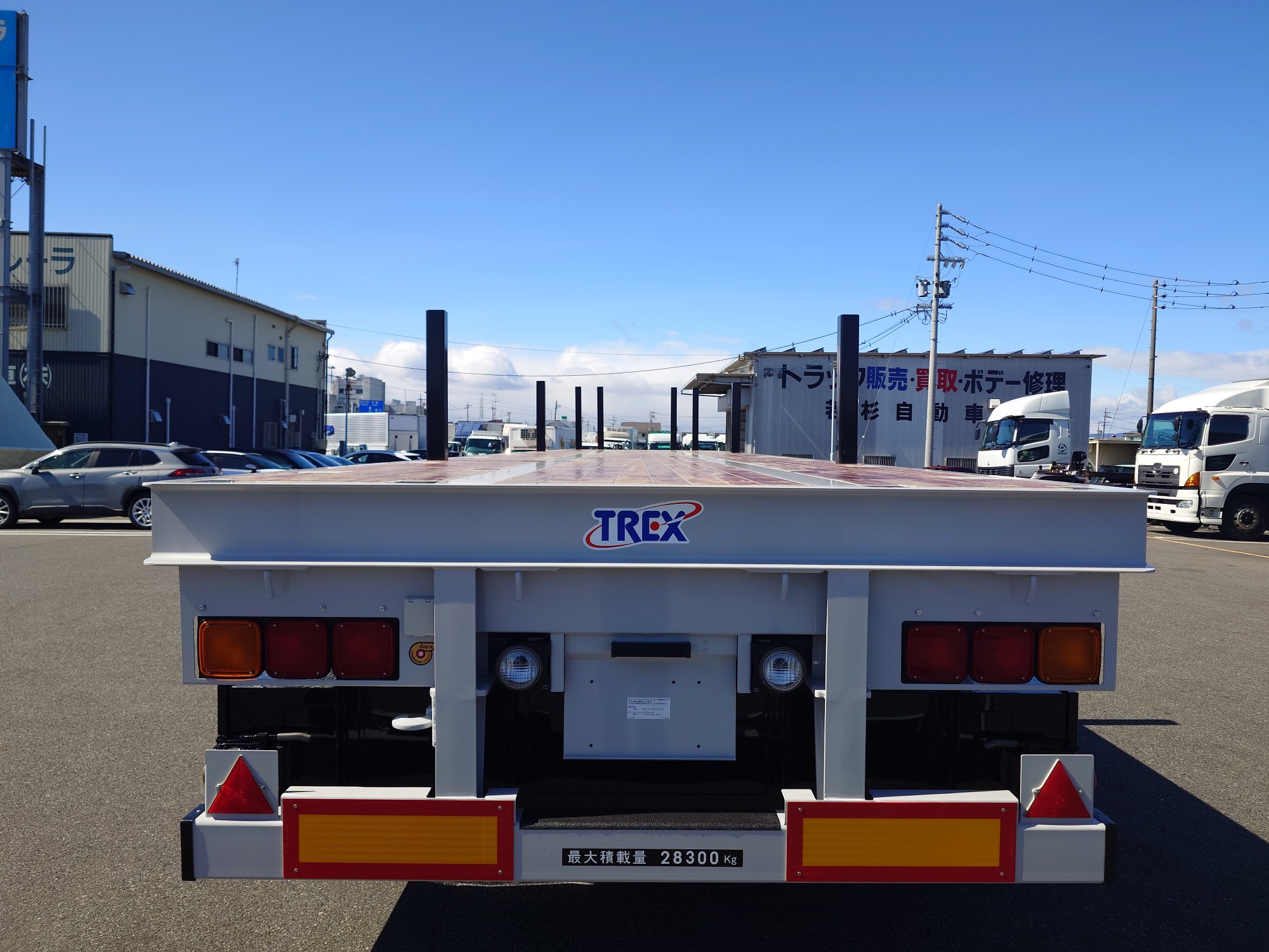 トレクス　12ｍフラットトレーラ