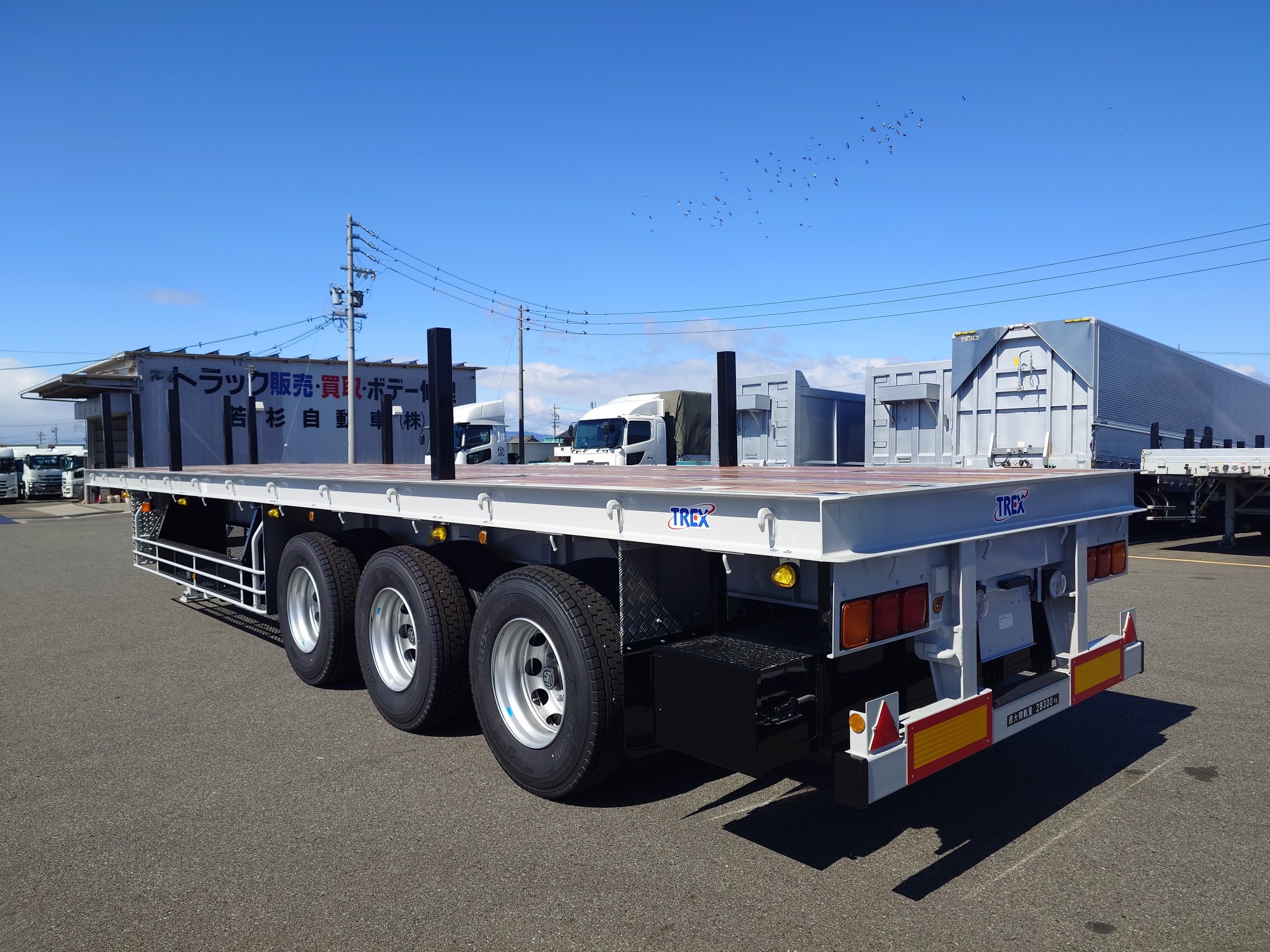 トレクス　12ｍフラットトレーラ